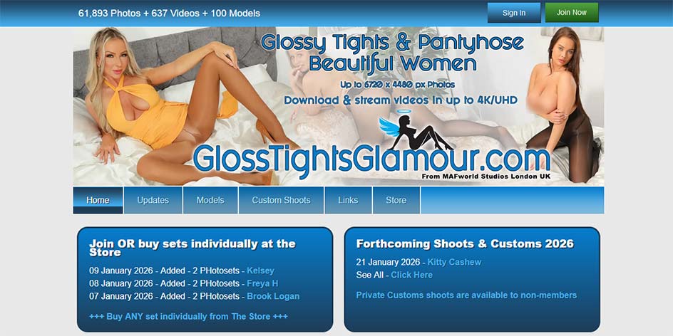 glosstightsglamour website screenshot showing survey completion interface